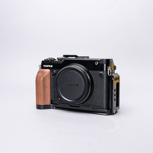 thumbnail-2 for FujiFilm GFX50R Body w/Wooden Grip