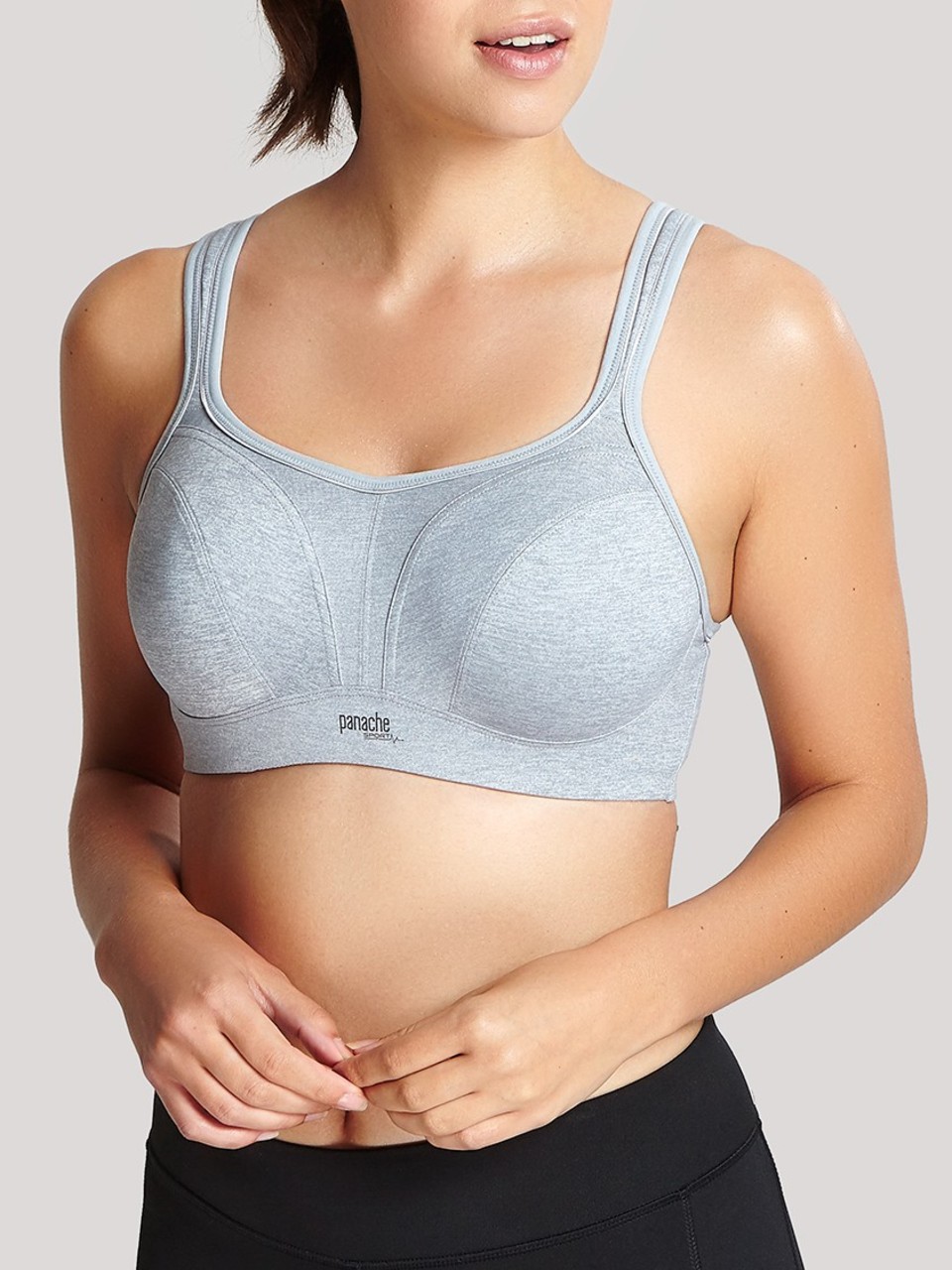 Grey Sports Bra - No Bounce Ltd