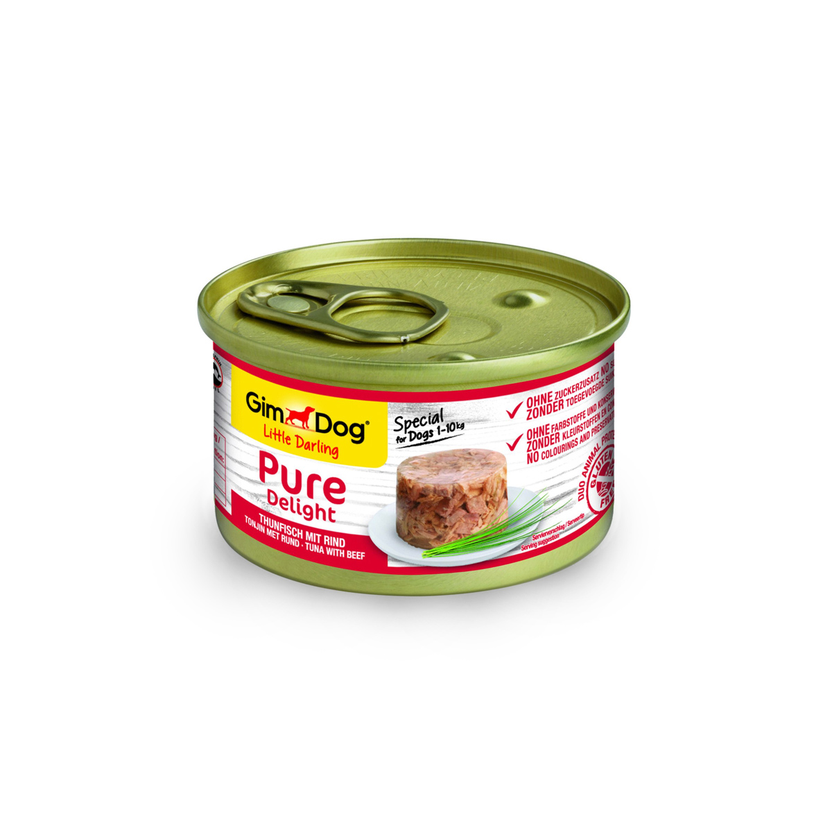 Gimdog Pure Delight Blikvoeding Hond Tonijn & Rund