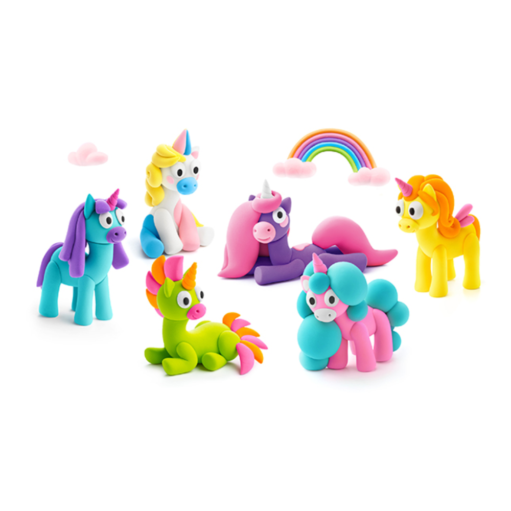 HEY CLAY RAINBOW UNICORNS