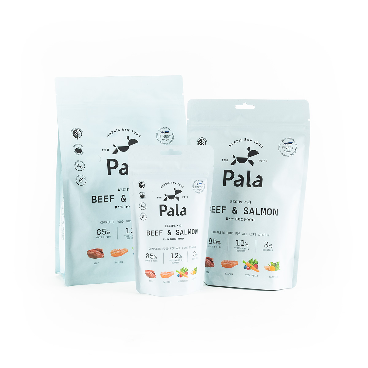 Pala Hondenvoeding Beef & Salmon 400g