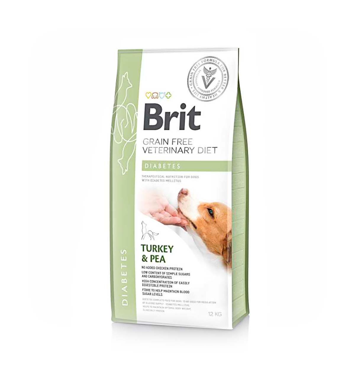 Brit Veterinary Hondenvoeding Diabetes 2kg