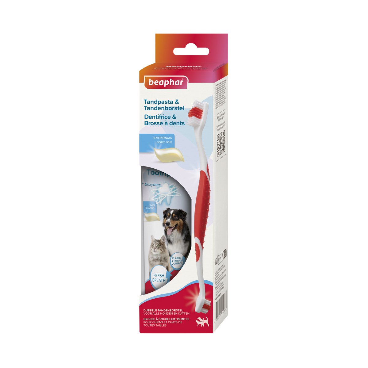 Beaphar Tandenborstel en Tandpasta Combi-Pack