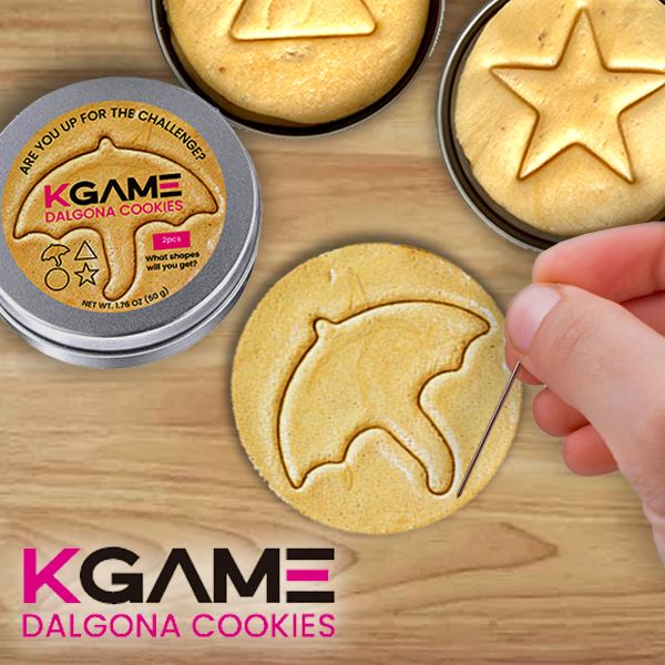 Kgame Dalgona Cookie Tin
