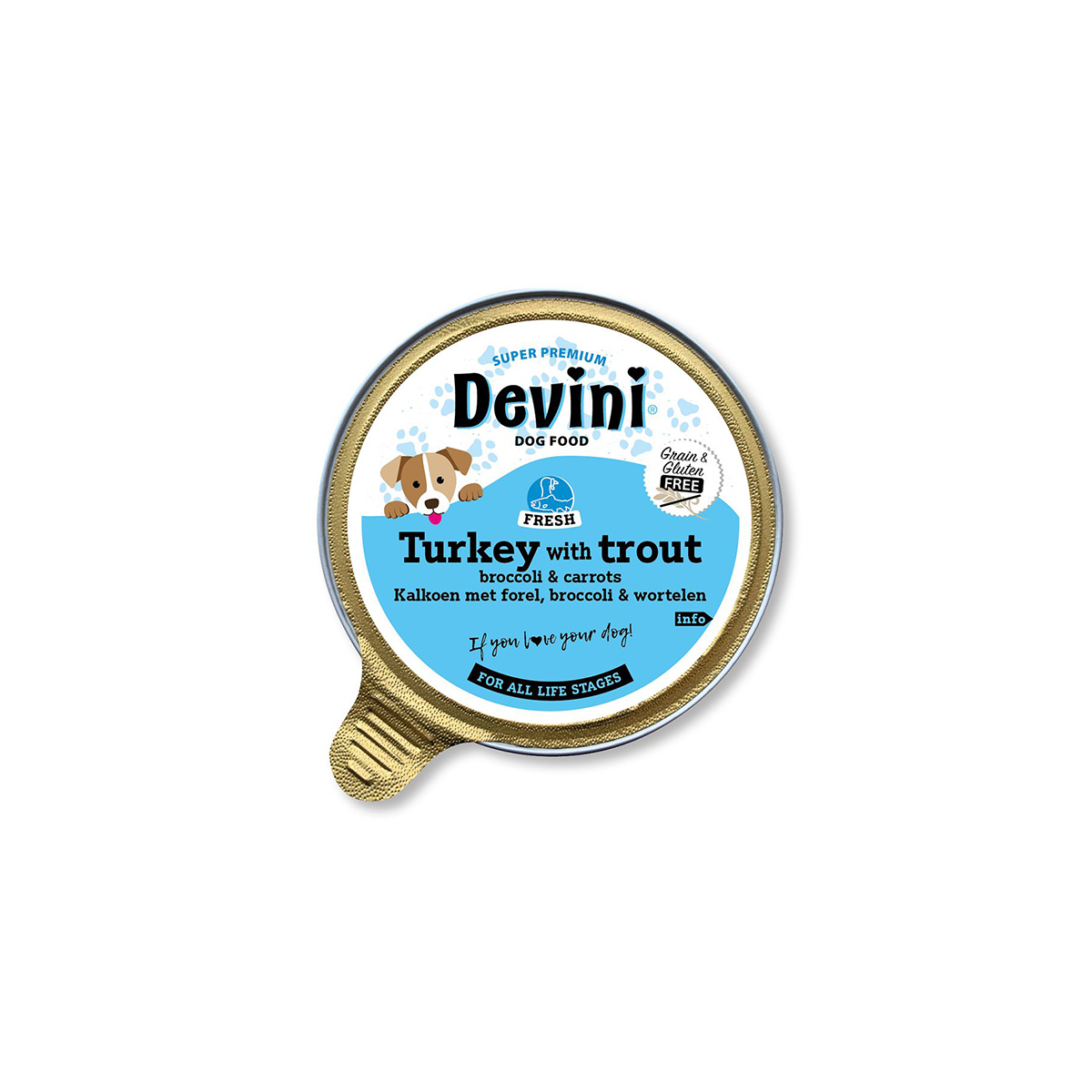 Devini Kuipje Hond Turkey & Trout
