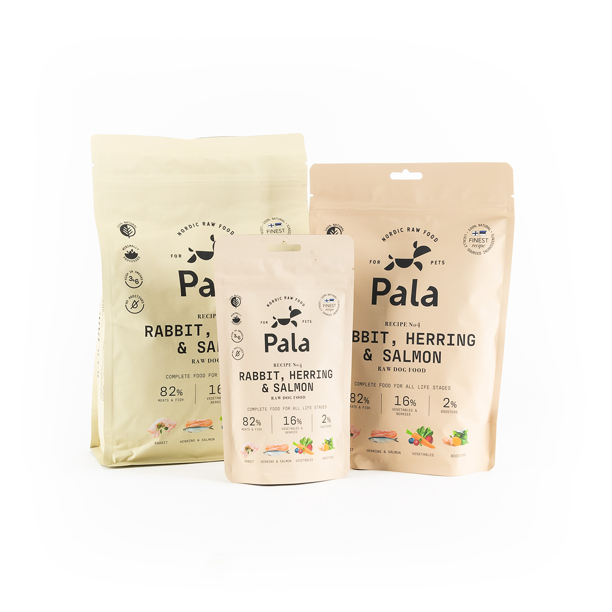 Pala Hondenvoeding Rabbit, Herring & Salmon 1kg