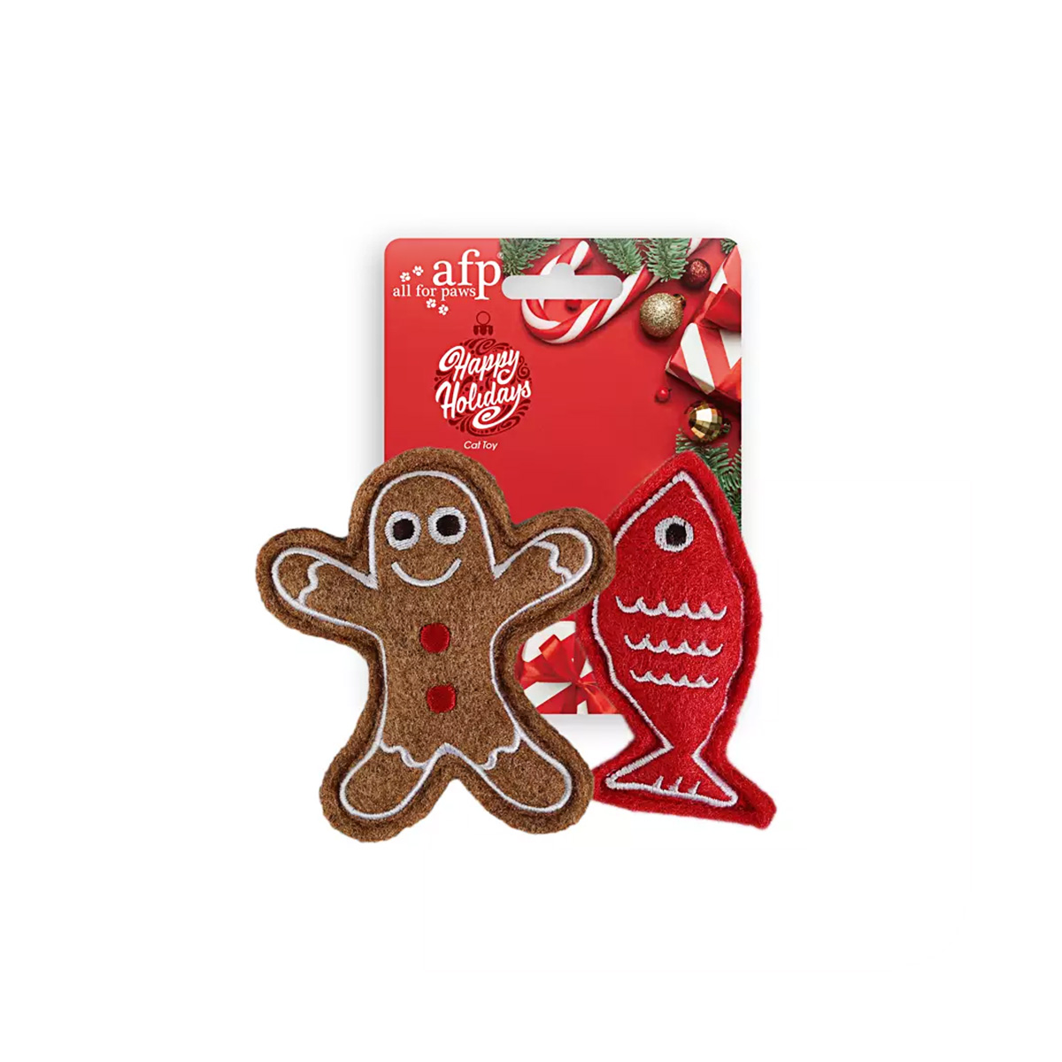AFP Kattenspeelgoed Gingerbread & Fish