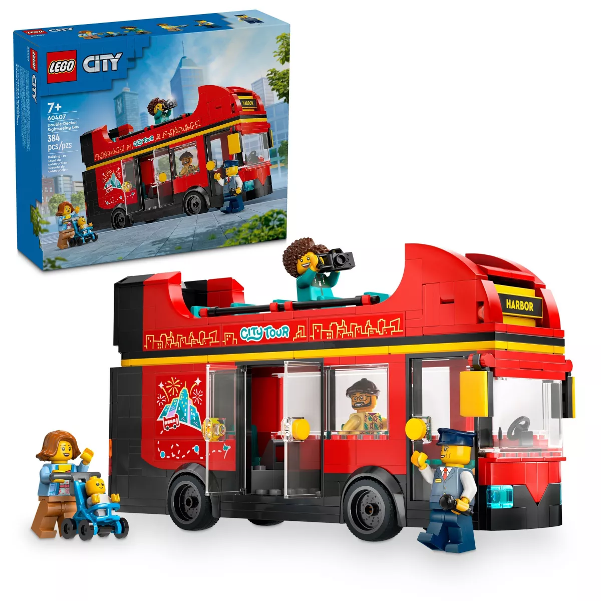 DOUBLE-DECKER SIGHTSEEING BUS*