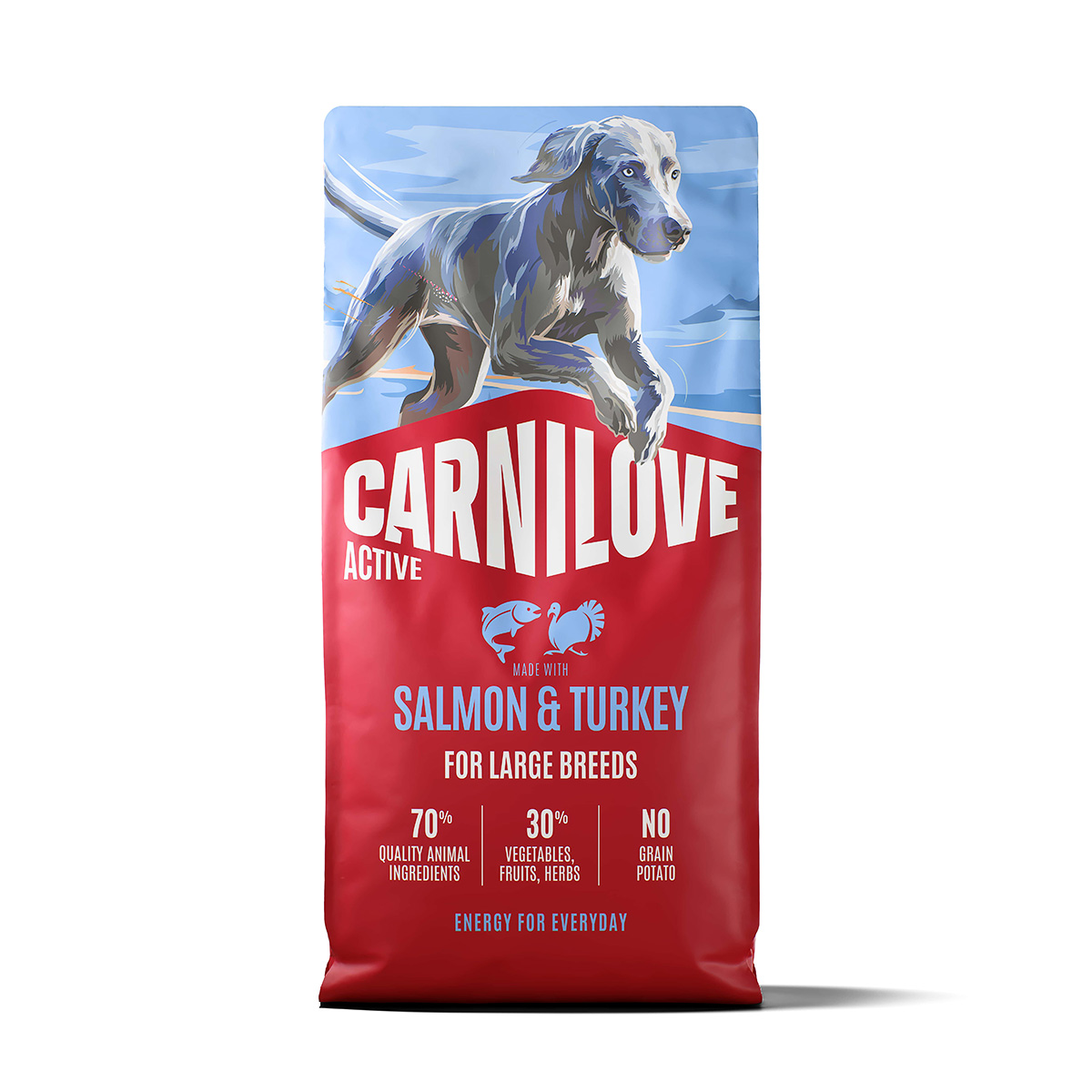 Carnilove Active Hondenvoeding Salmon & Turkey Large  1