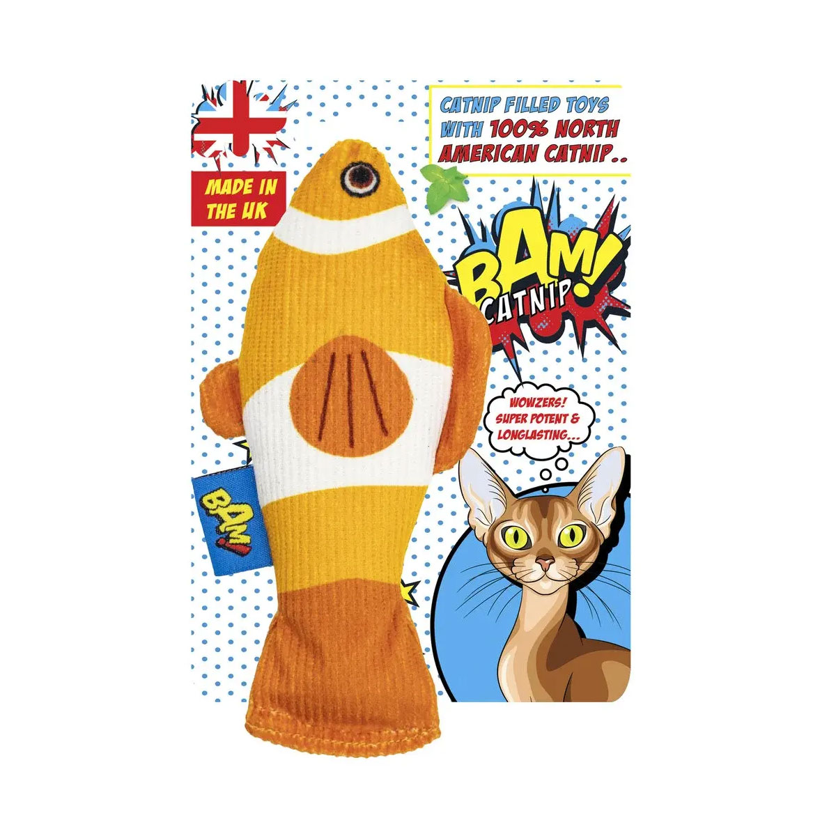Bam! Kattenspeelgoed Clownfish