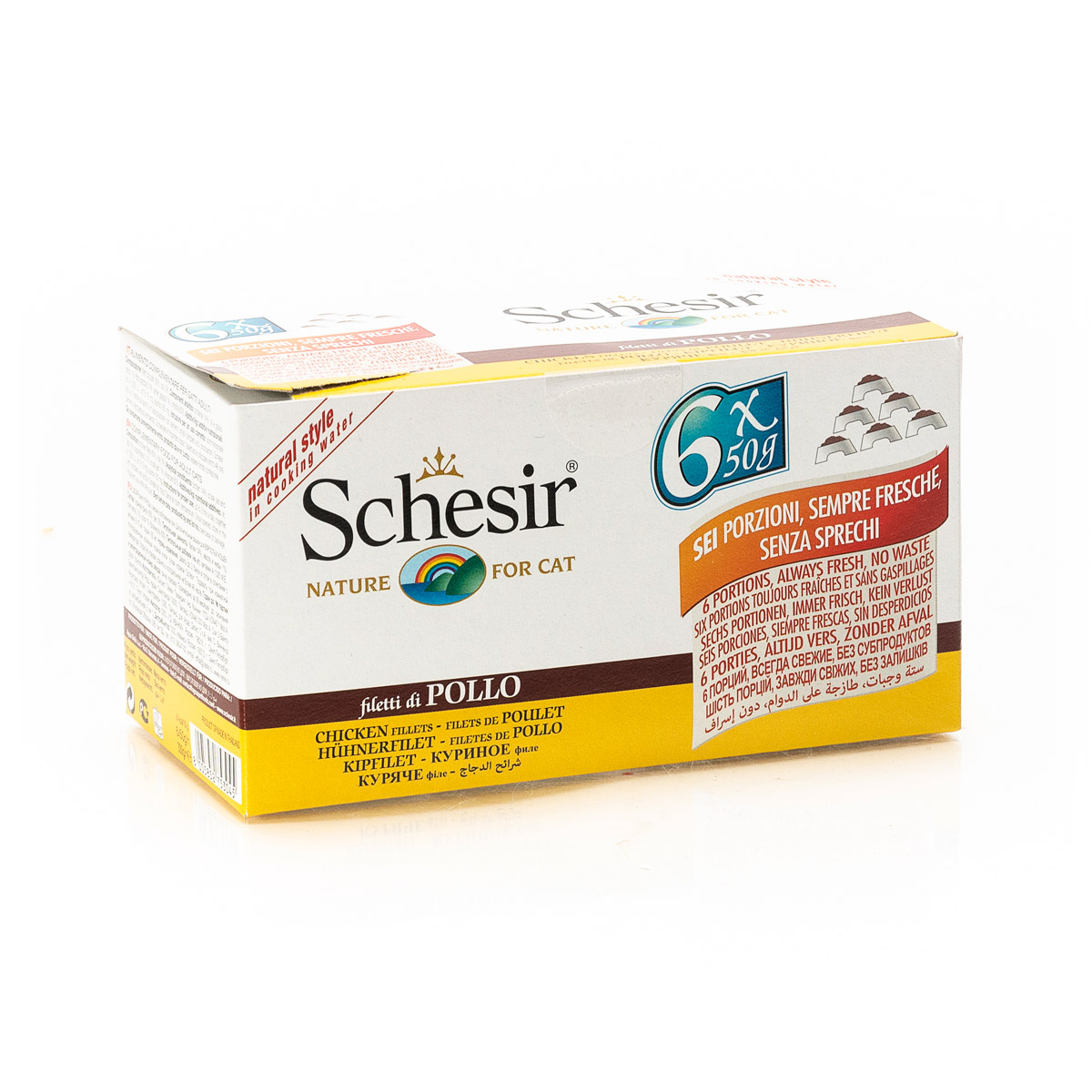 Schesir Blikvoeding Kat Multipack Chicken Natural