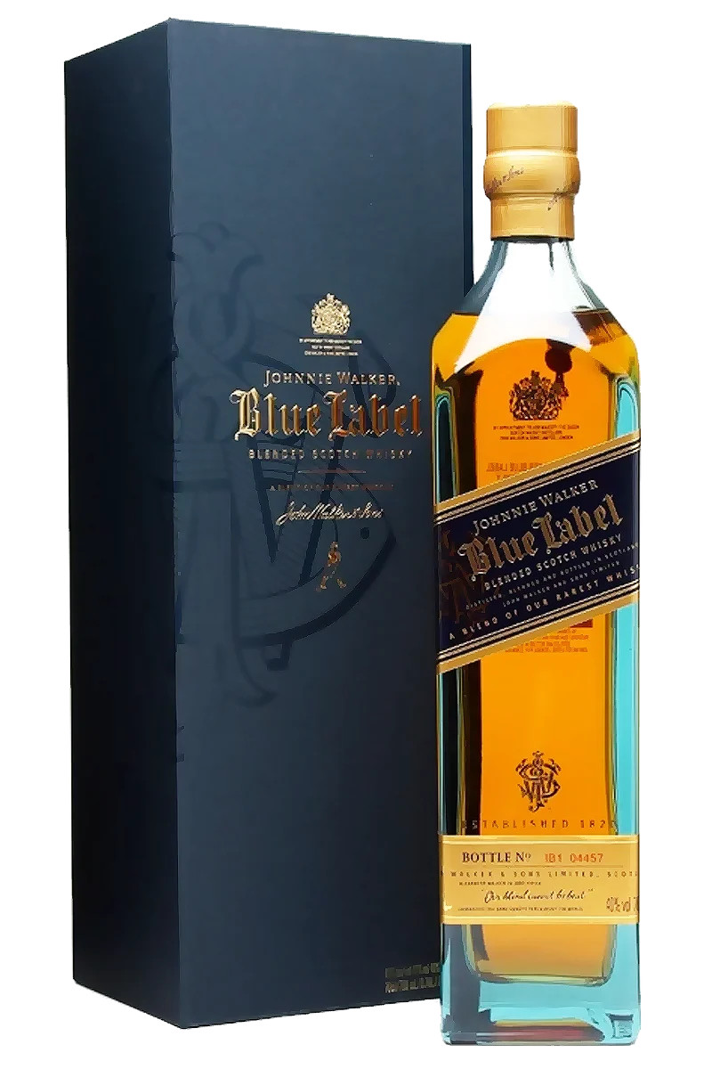 Johnnie Walker Blended Scotch Blue Label Ghost And Rare Special Blend With Port Dundas 750ml