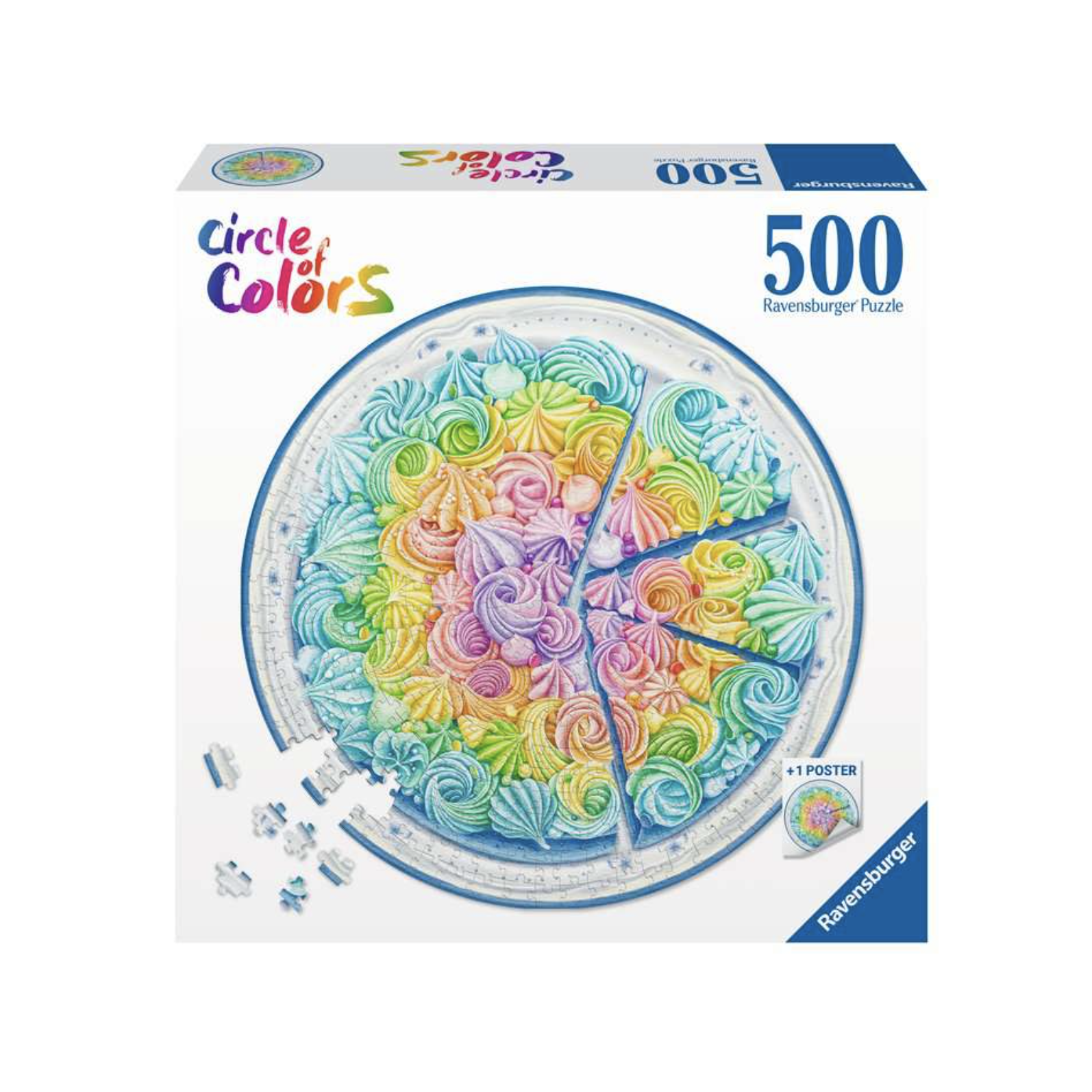Rainbow Cake Circle of Colors Puzzle