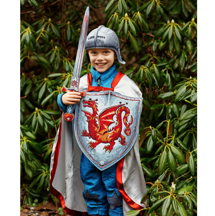 Liontouch Pretend-Play Dress Up Costume Amber Dragon Knight Shield