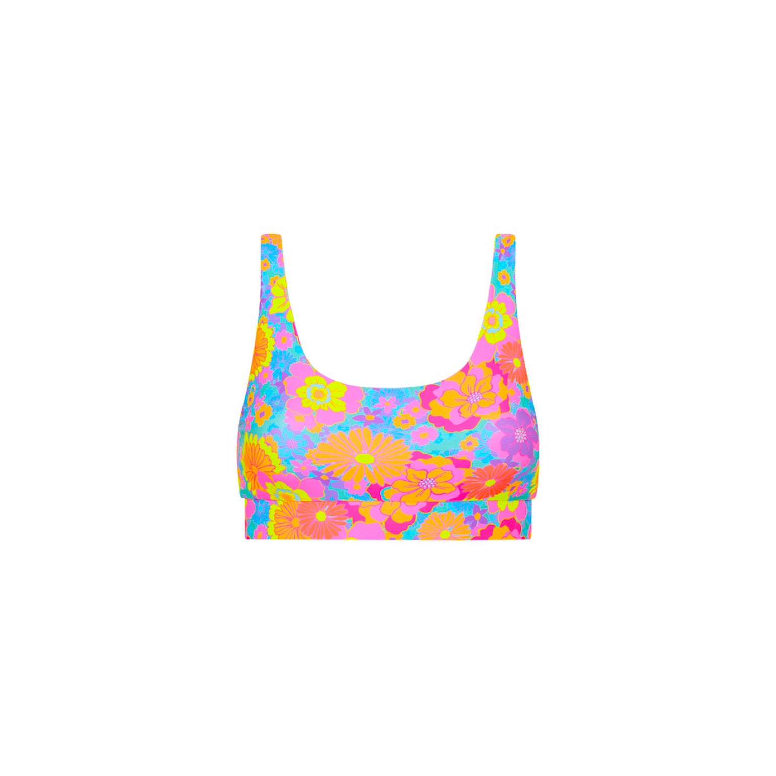 Kulani Kinis Long Crop Bikini Top Bermuda Bloom S | eBay
