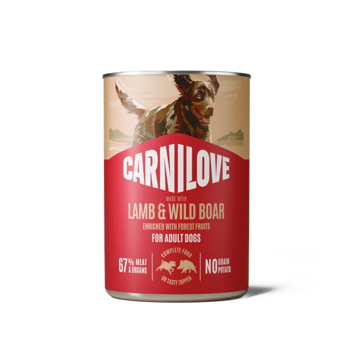 Carnilove Blikvoeding Hond Lamb & Wild Boar