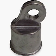 1 3/8" Aluminum Rail End Blk