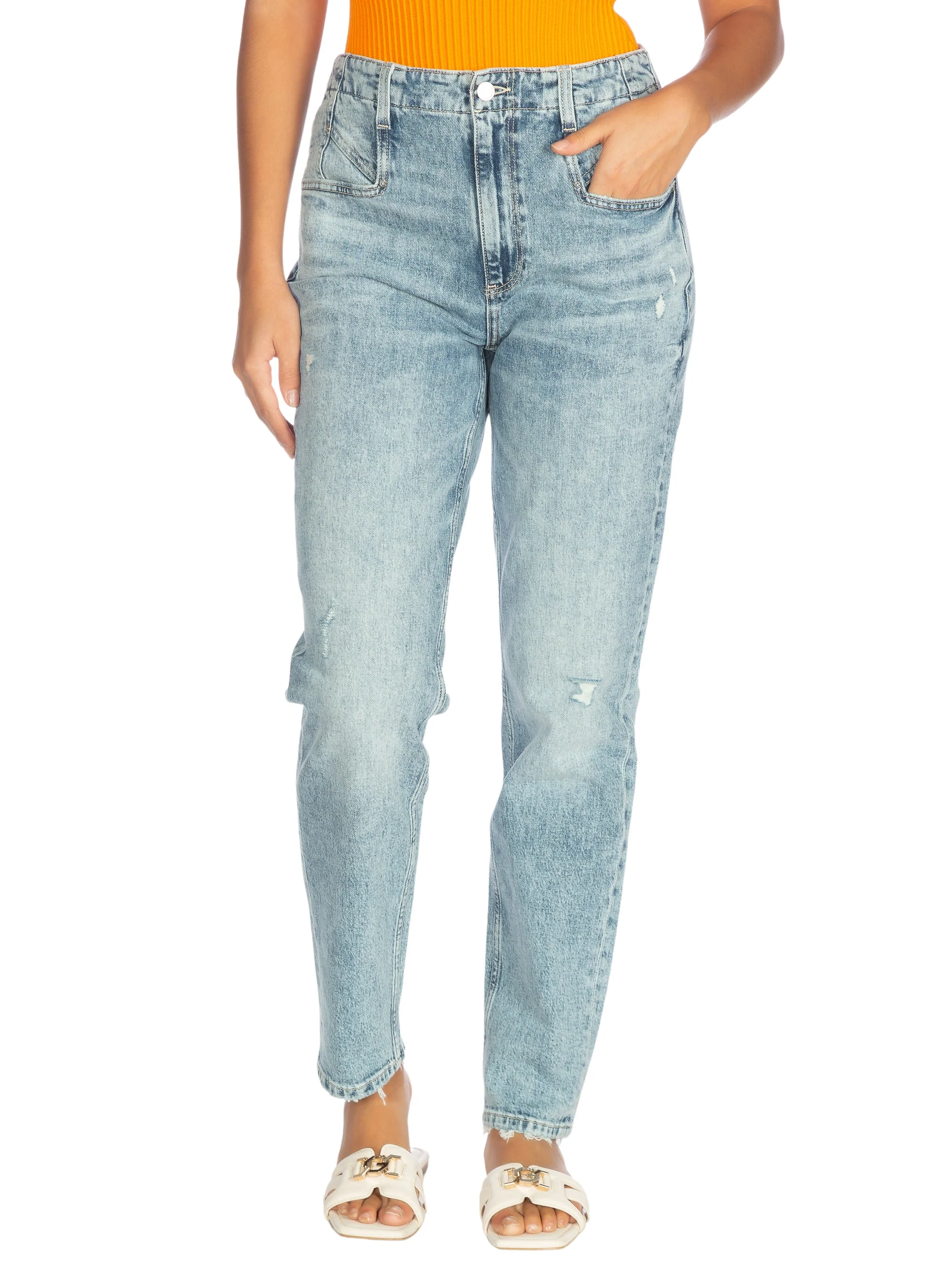 Jean mom cut délavé - GUESS&nbsp;