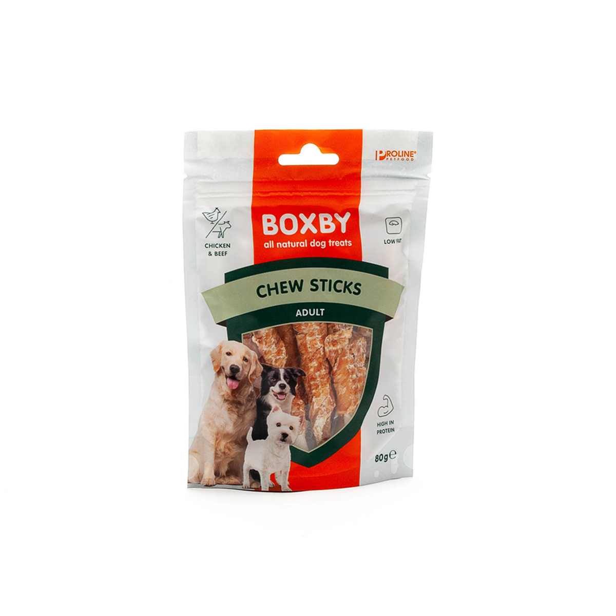 Proline Boxby Hondensnacks Chew Sticks & Chicken