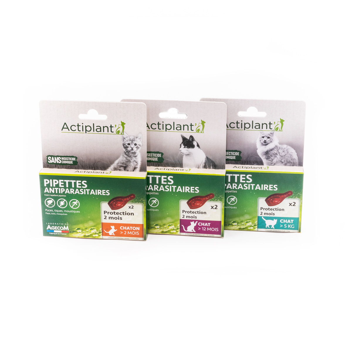 Actiplant Anti Vlooien & Tekenmiddel Kat Eco Spot Katten >