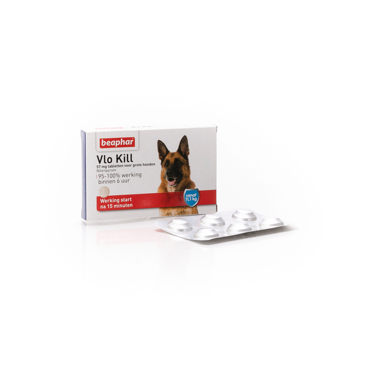 Beaphar Vlo Kill Tabletten Middel & Grote Hond