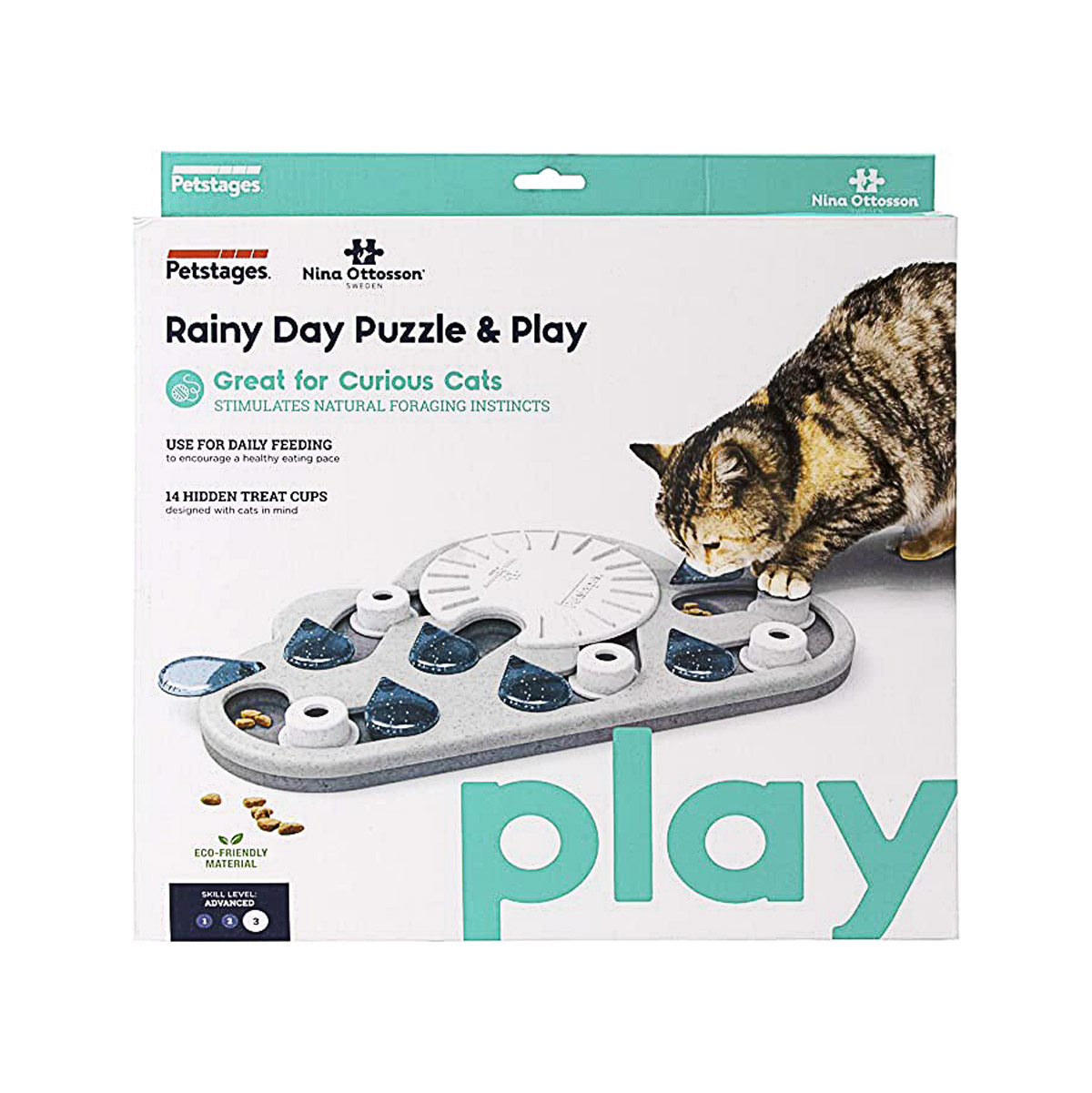 Petstages Nina Ottosson Kattenspeelgoed Rainy Day Puzzle