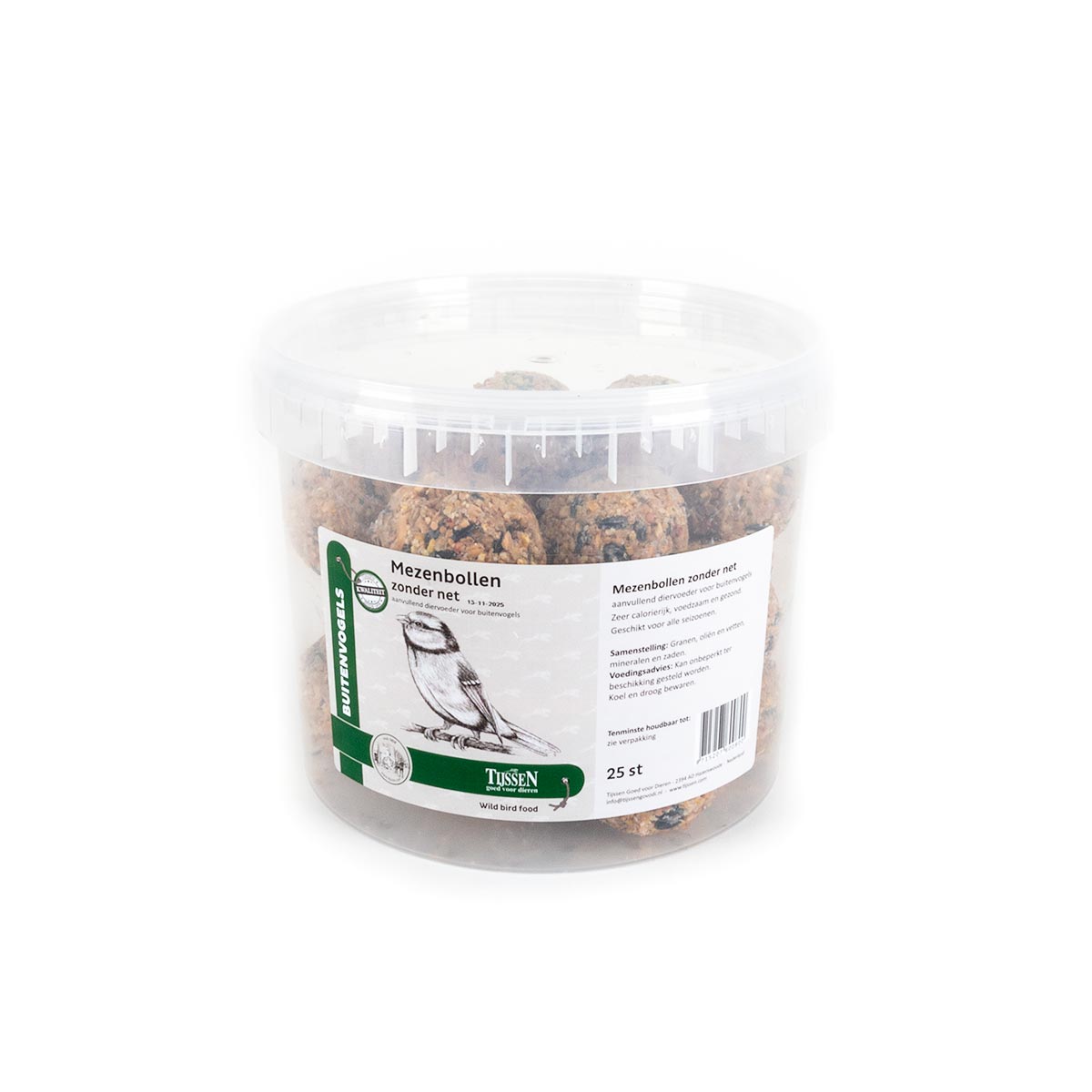 Esve  Mezenbollen Zonder Net 25st.