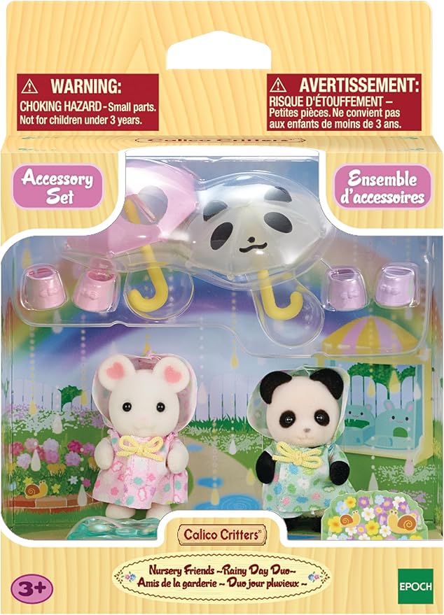 Calico Critter Nursery Friends Rainy Day Duo | Epoch