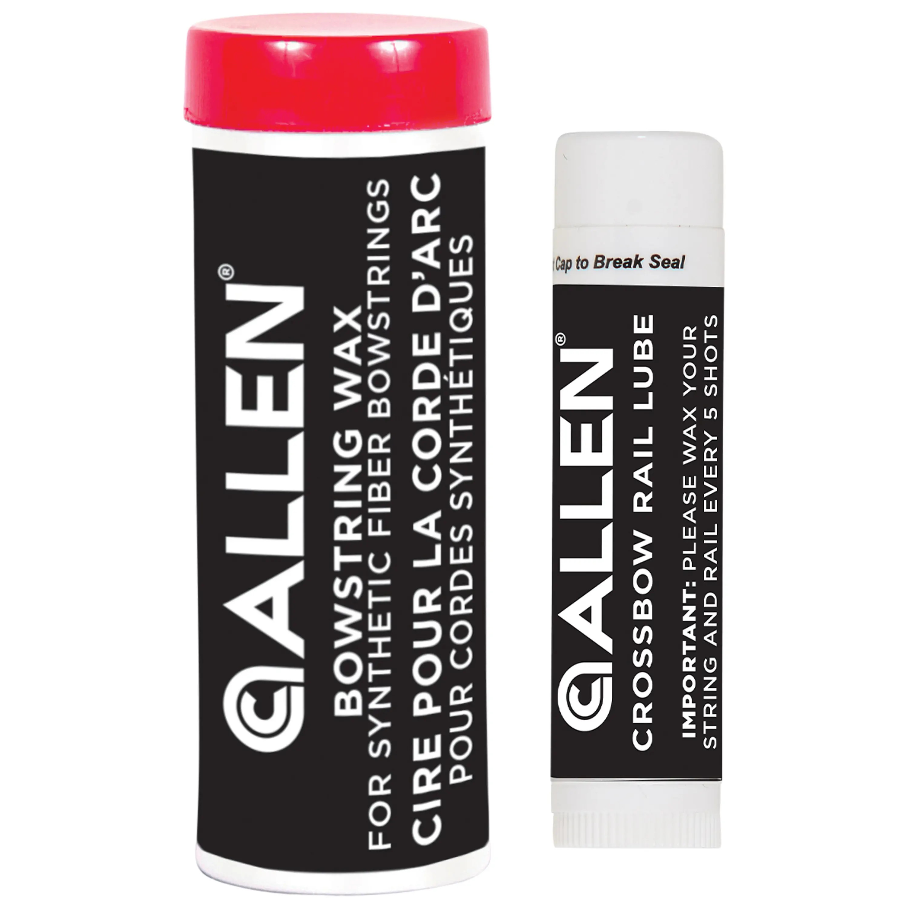 ALLEN STRING WAX RAIL LUBE FOR CROSSBOWS 2pk