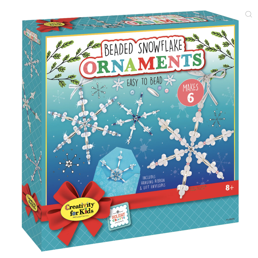 Beaded Snowflake Ornaments