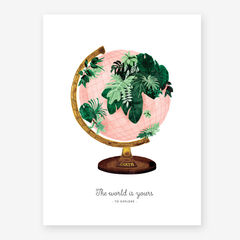 All the ways to say Print Large World detail
