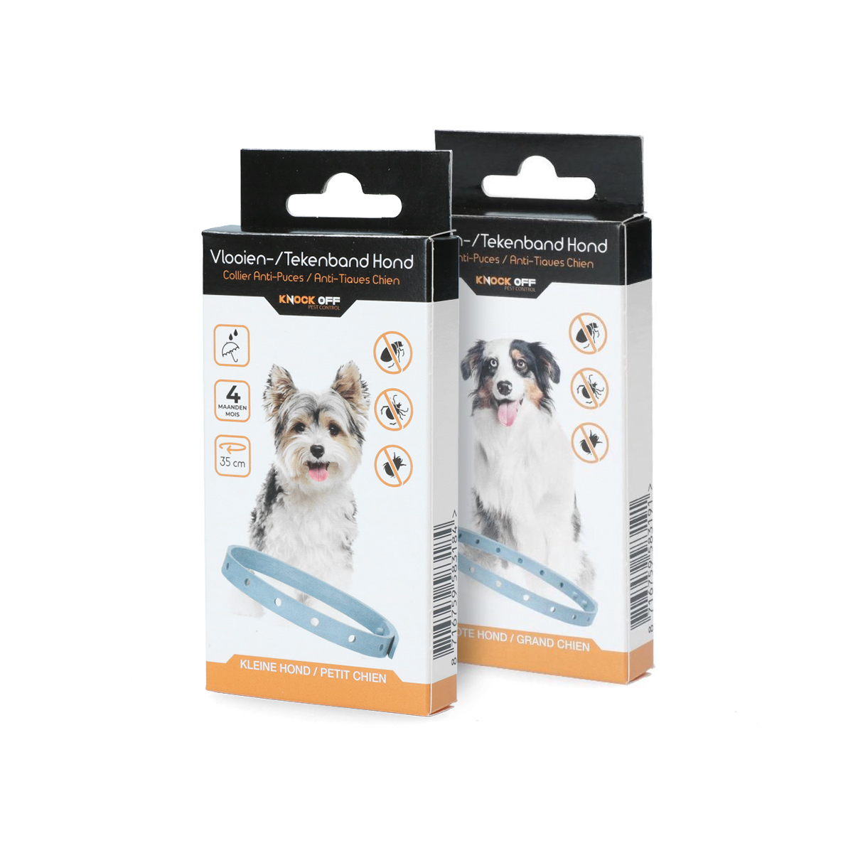 Knock Off Vlooien & Tekenband Hond