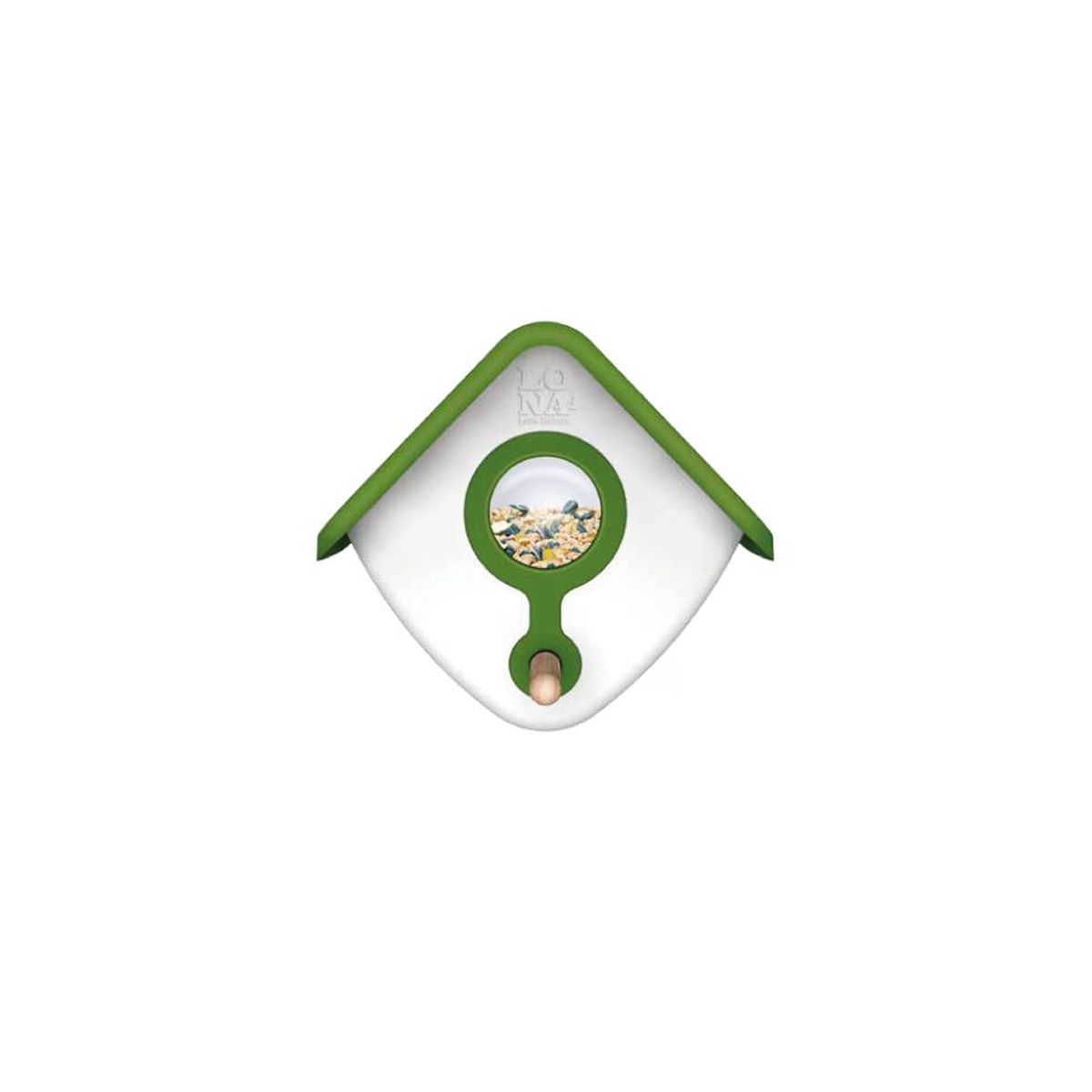 Lona Voederhuis Groen & Wit