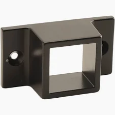 Black Wall Mount 1" x 1"