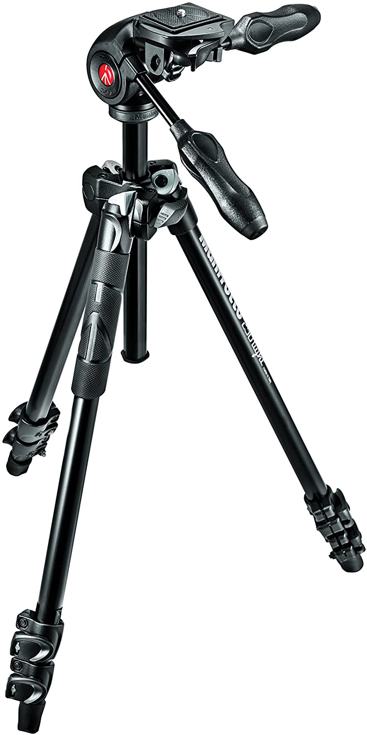 Manfrotto 290 Light Aluminum 3-Section Tripod