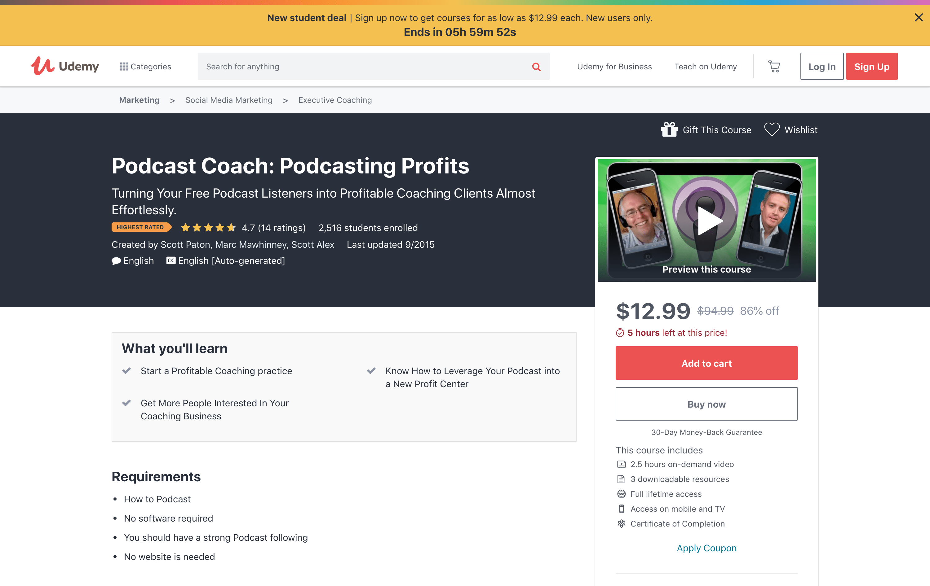 Podcast Coach: Podcasting Profits