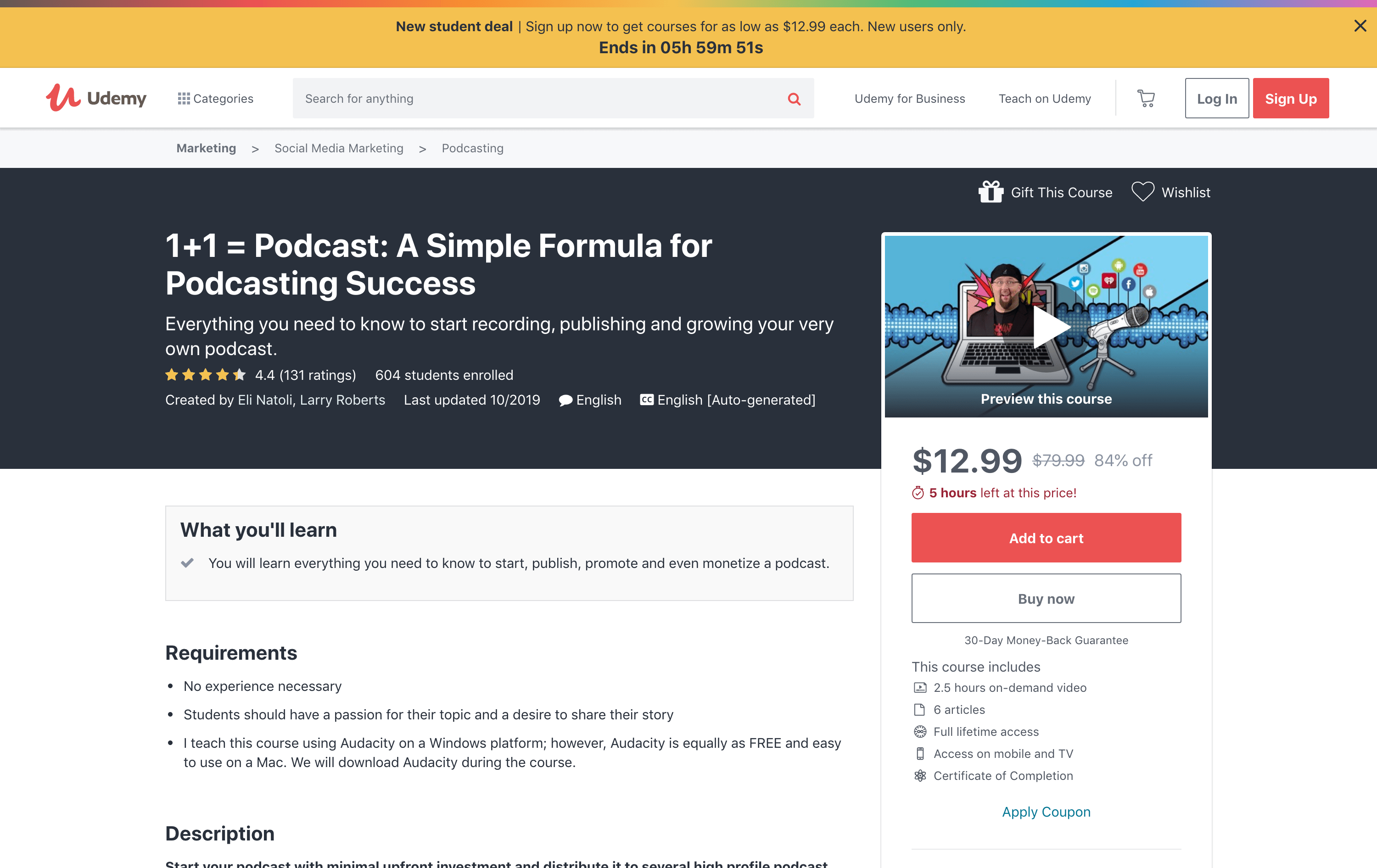 1+1 = Podcast: A Simple Formula for Podcasting Success
