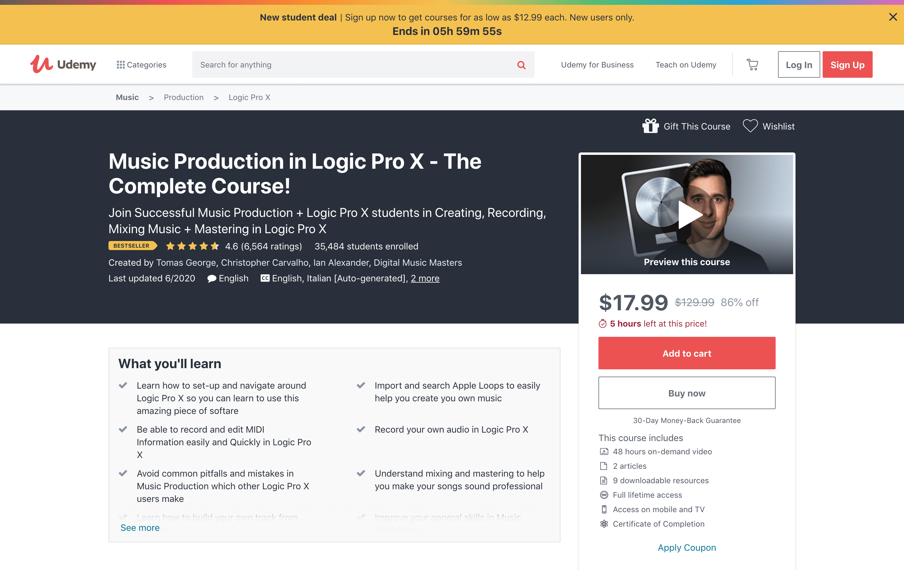 Music Production in Logic Pro X