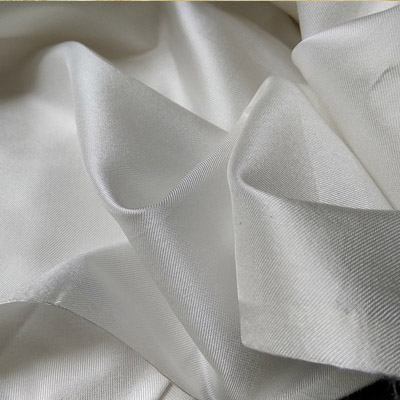 mulberry silk satin fabric white in Delhi at best price by The