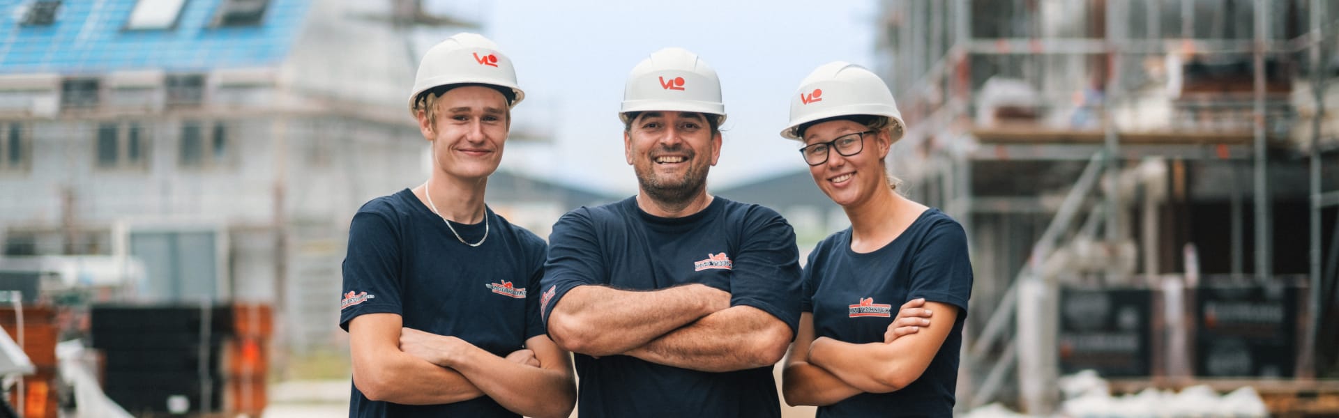 monteurs samen op de bouw