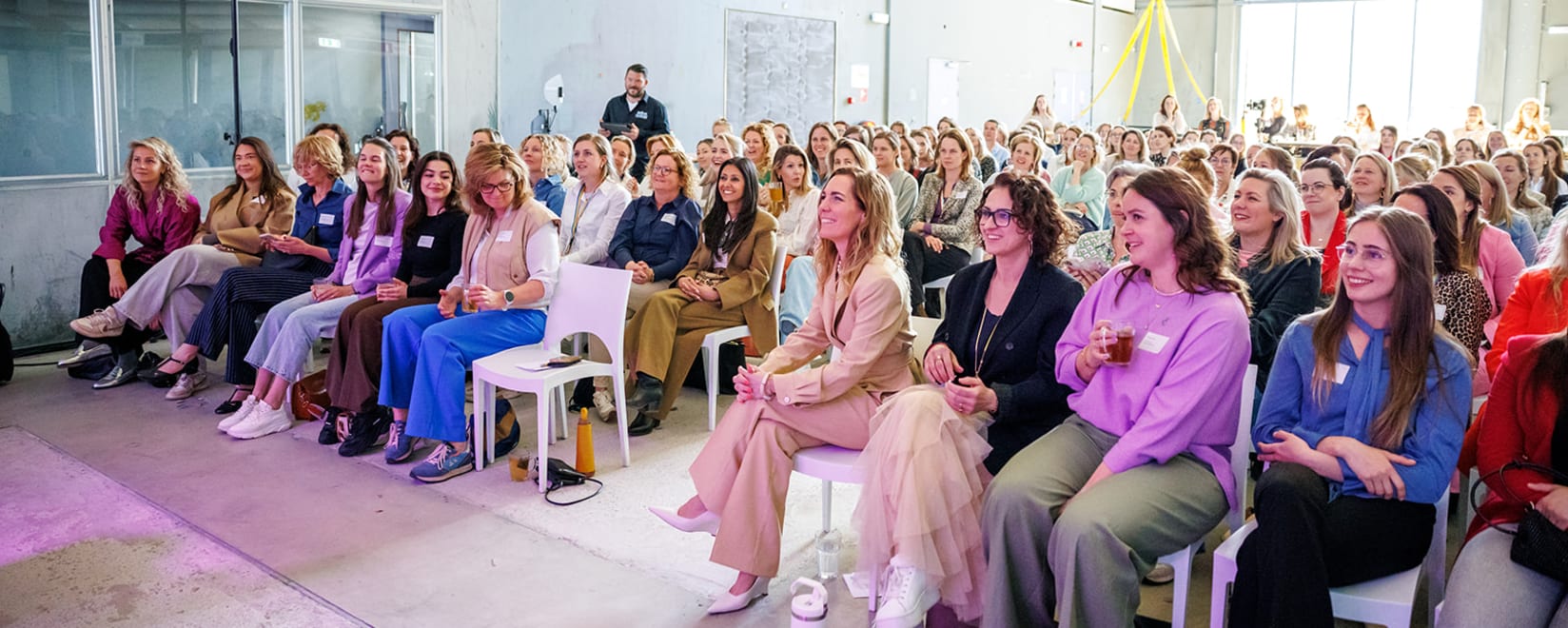 Het publiek van het step up event