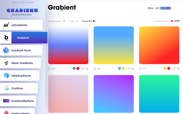 Gradient Backgrounds