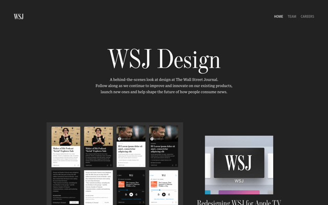 WSJ Design