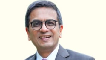 Portrait of Chief Justice Chandrachud