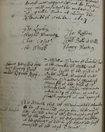 Text written in cursive script on yellowing parchment.