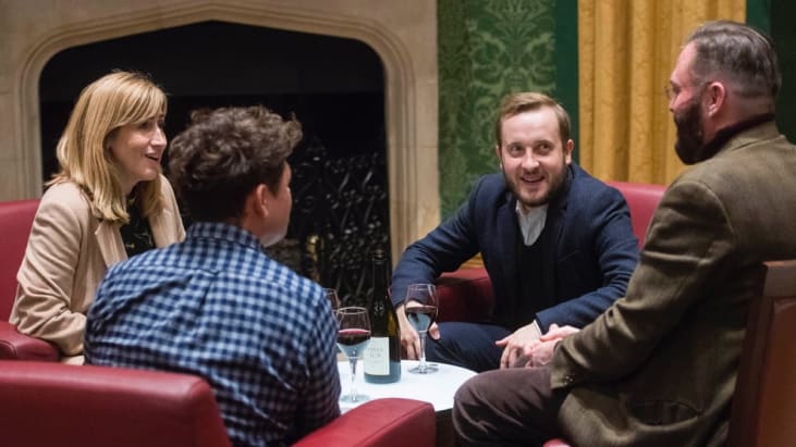Group of people at the Members' Common Room