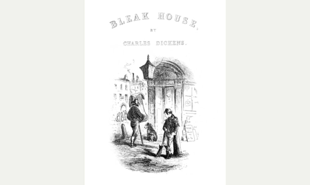Book design of Bleak House by Charles Dickens