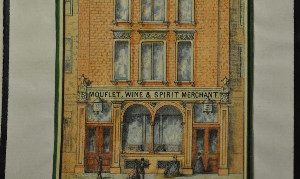 Historic depiction of the King’s Grocer’s House at 24 Newgate Street