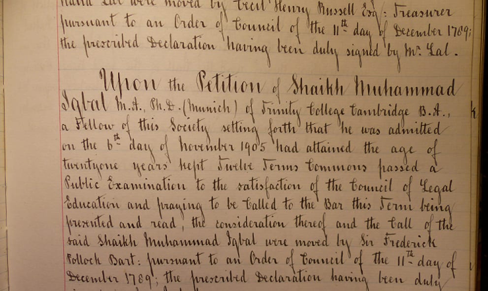Hand written text on lined paper.