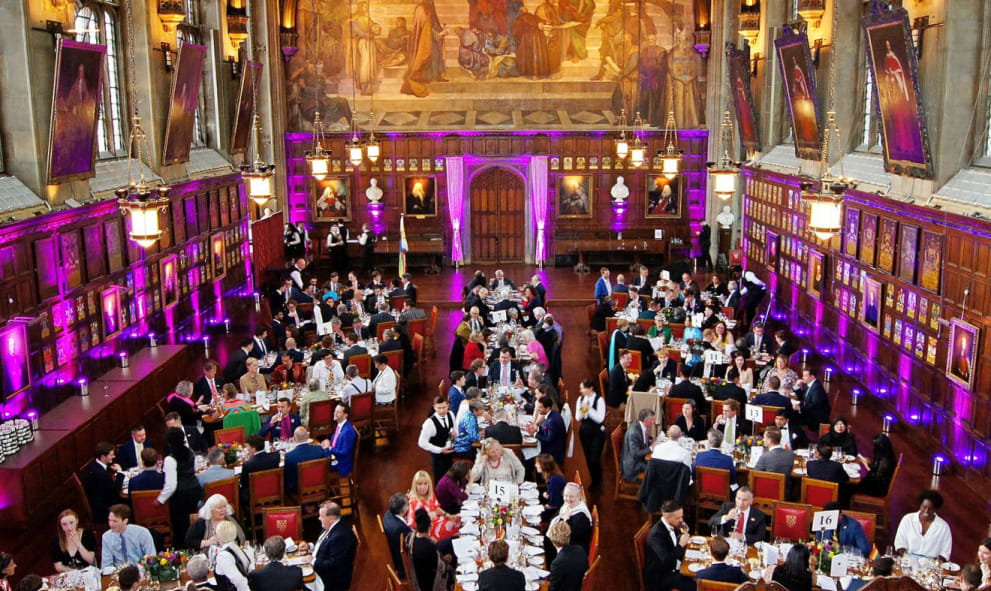 Great Hall during Pride Diversity Dinner